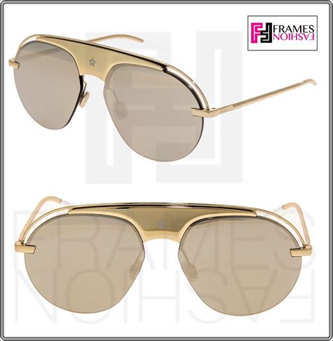 Dior Evolution2 Gold / Gold Lens Mirror Sunglasses, 99